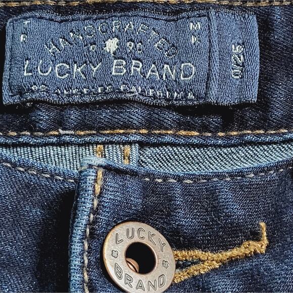 Lucky Brand Lolita Capri Dark Wash Stretch Jeans Size 0/26 - Picture 9 of 12